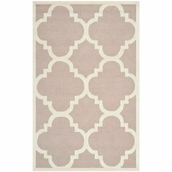 Cambridge Hand Tufted Rectangle Rug- Beige - Ivory- 10 x 14 ft., Safavieh, Mfr#: CAM140J-10